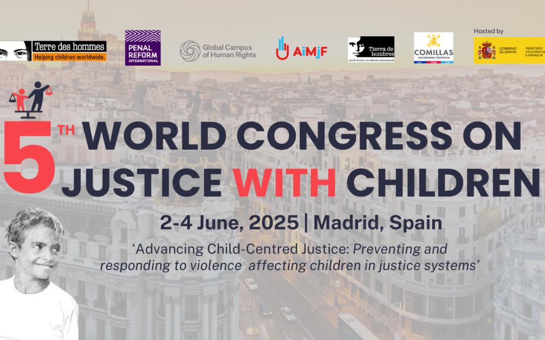 V Congreso Mundial de Justicia con la Infancia – Madrid, 2-4 de junio de 2025