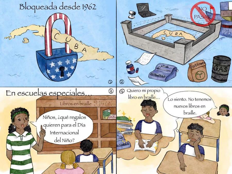 Niños cubanos con necesidades educativas especiales bajo el embargo de Estados Unidos