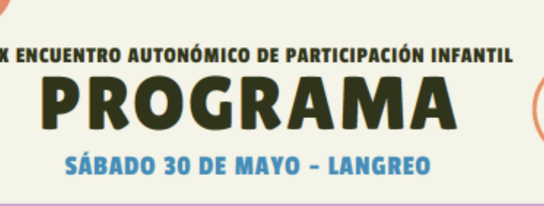 XX Encuentro autonómico de participación infantil