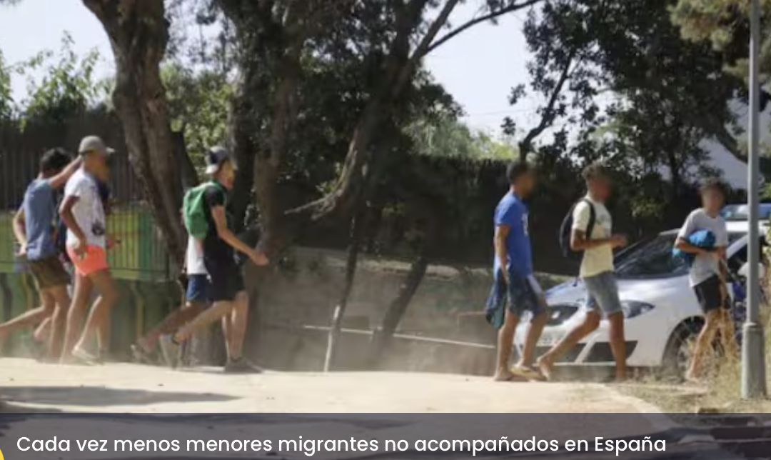 El número de menores migrantes tutelados en España cae a niveles de hace dos años